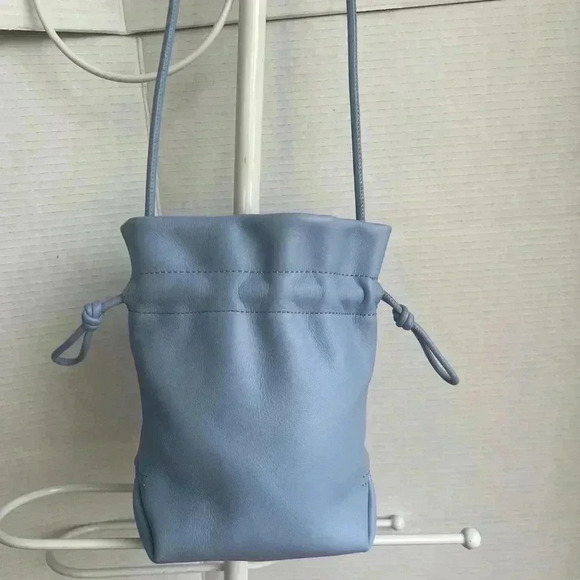 J. Crew Handbags - JCrew Lisbon Leather Drawstring Bag